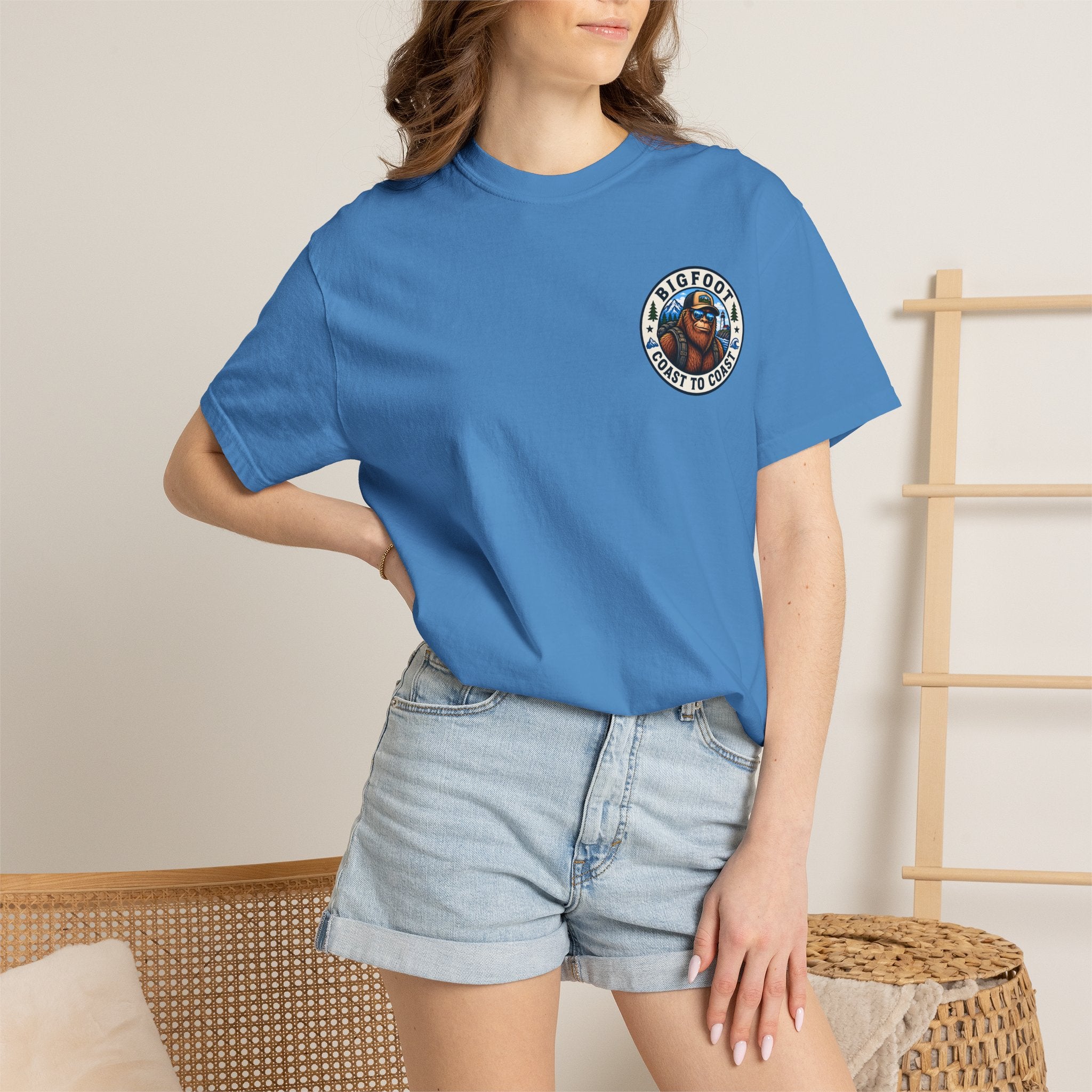 Coast To Coast Bigfoot - Arizona Bigfoot Basketball T-Shirt
