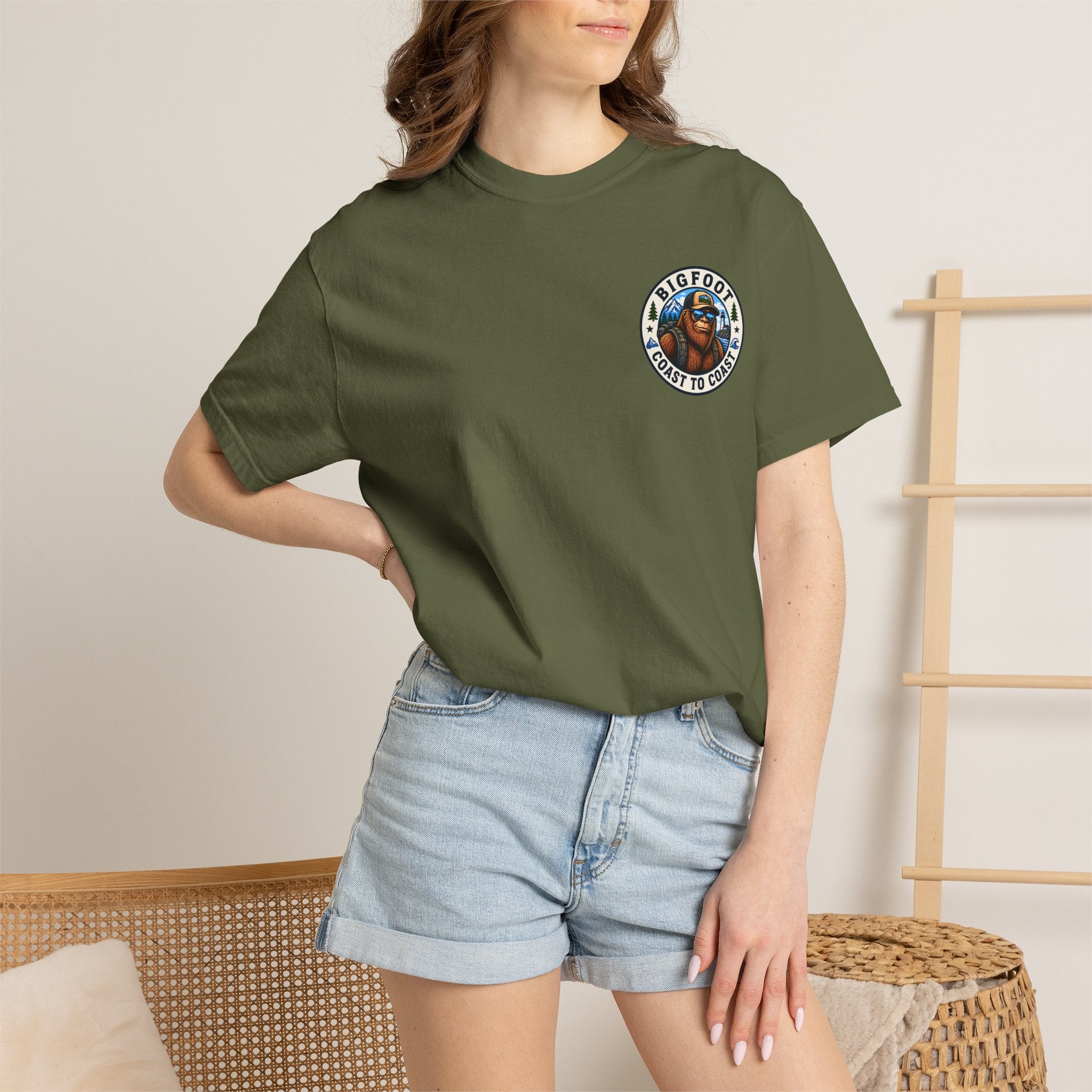 Coast To Coast Bigfoot - Arizona Bigfoot Basketball T-Shirt