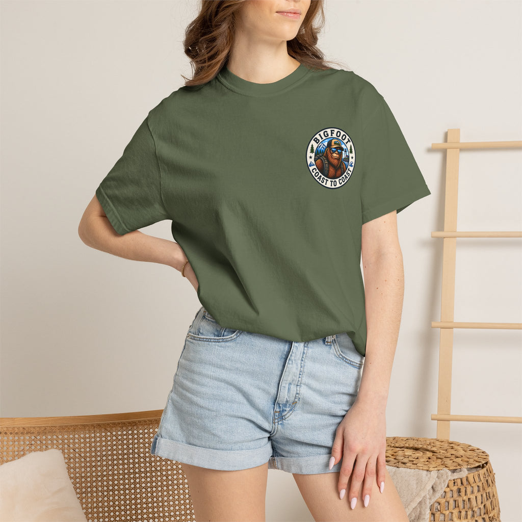 Coast To Coast Bigfoot - Arizona Bigfoot Basketball T-Shirt