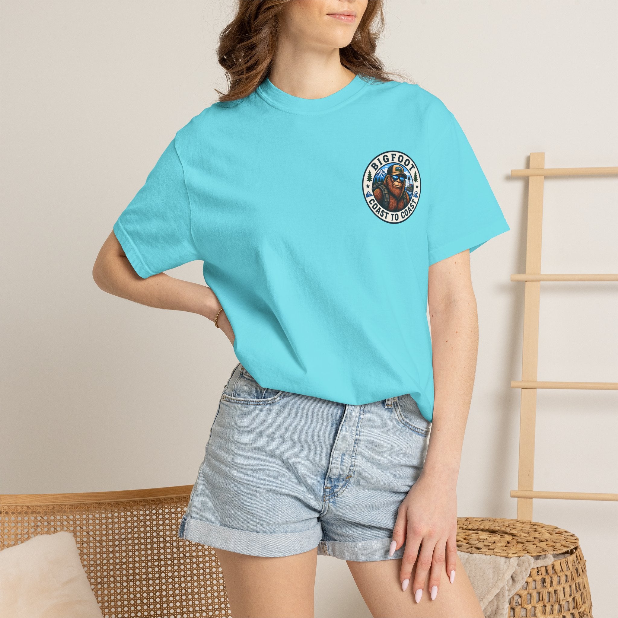 Coast To Coast Bigfoot - Arizona Bigfoot Basketball T-Shirt