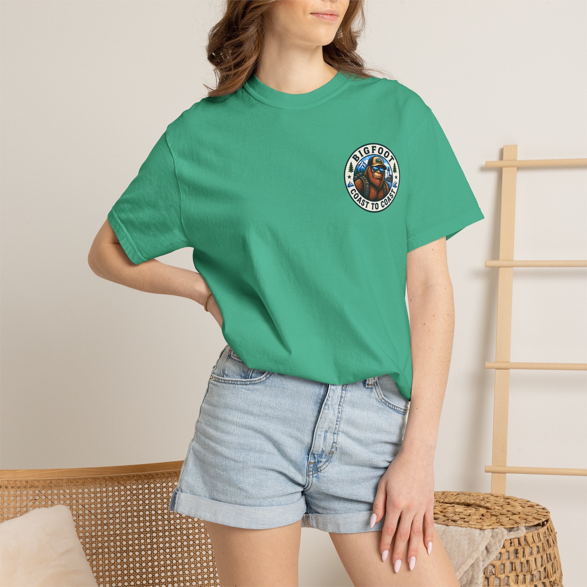 Coast To Coast Bigfoot - Arizona Bigfoot Basketball T-Shirt
