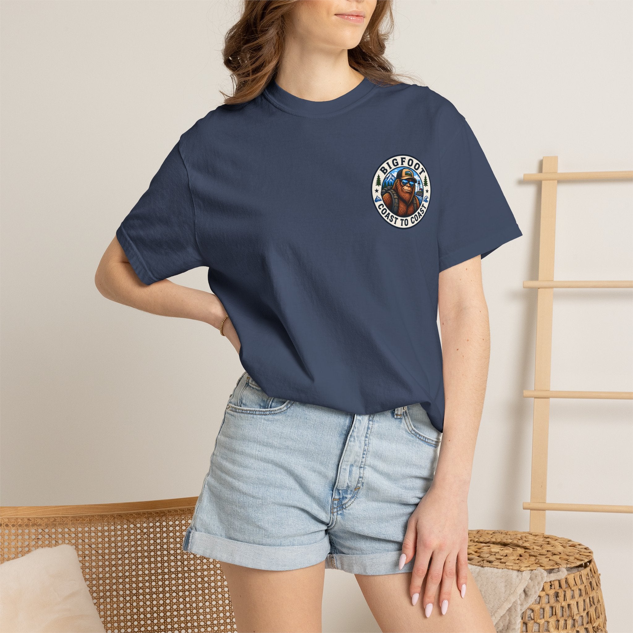 Coast To Coast Bigfoot - Arizona Bigfoot Basketball T-Shirt