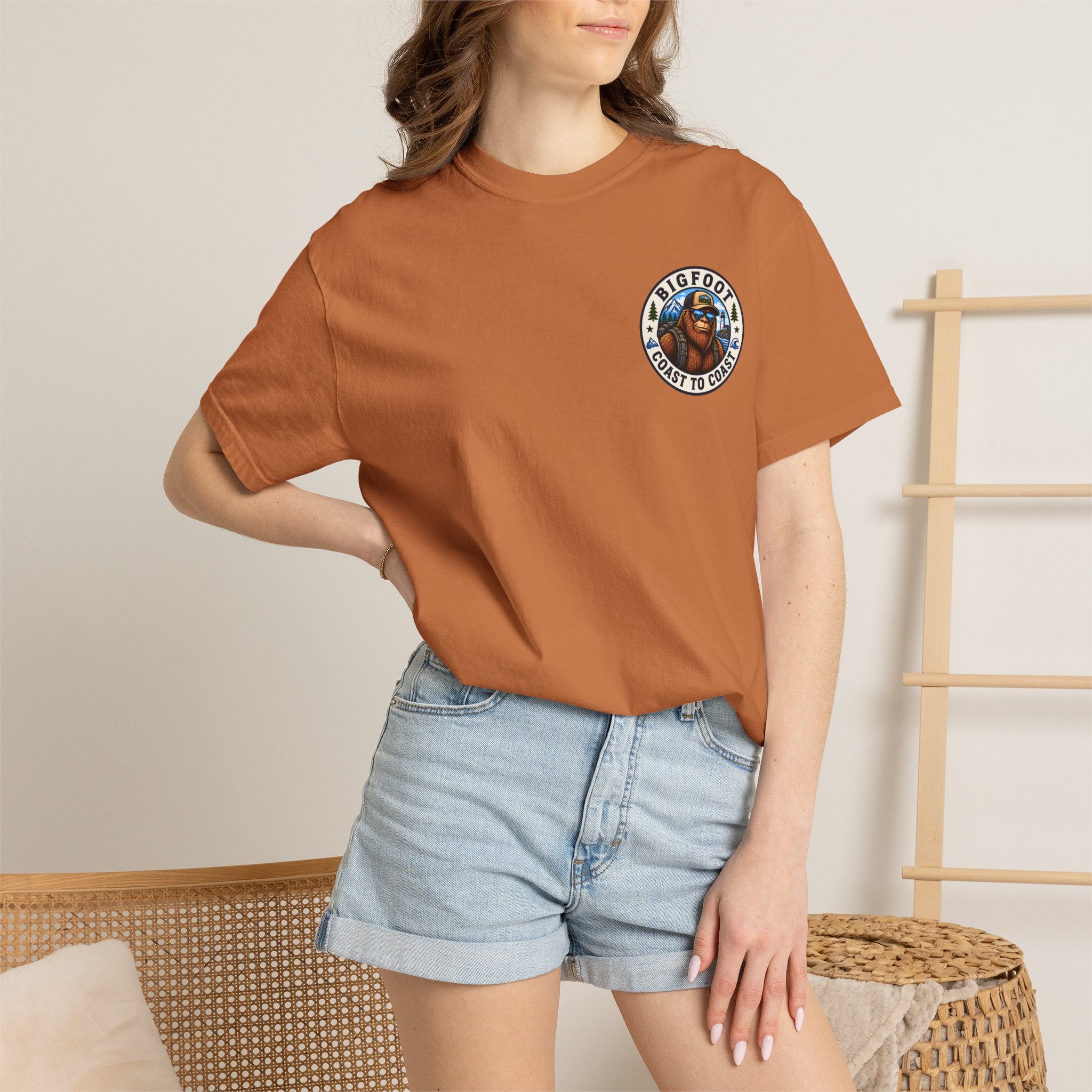 Coast To Coast Bigfoot - Arizona Bigfoot Basketball T-Shirt