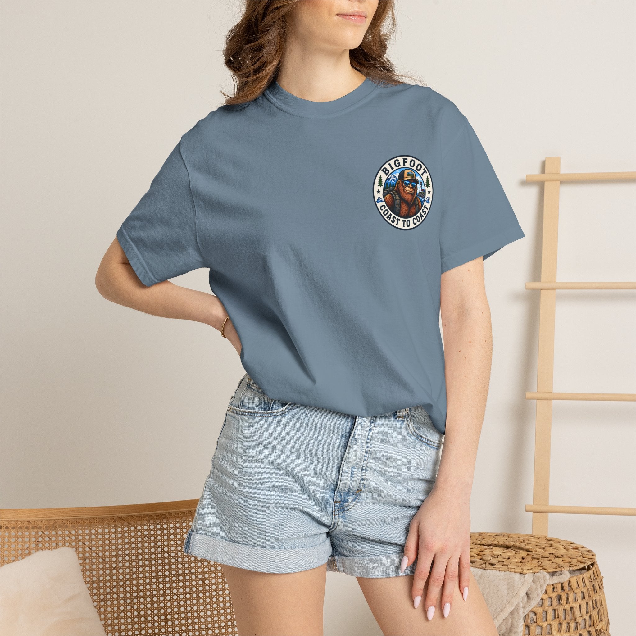 Coast To Coast Bigfoot - Arizona Bigfoot Basketball T-Shirt