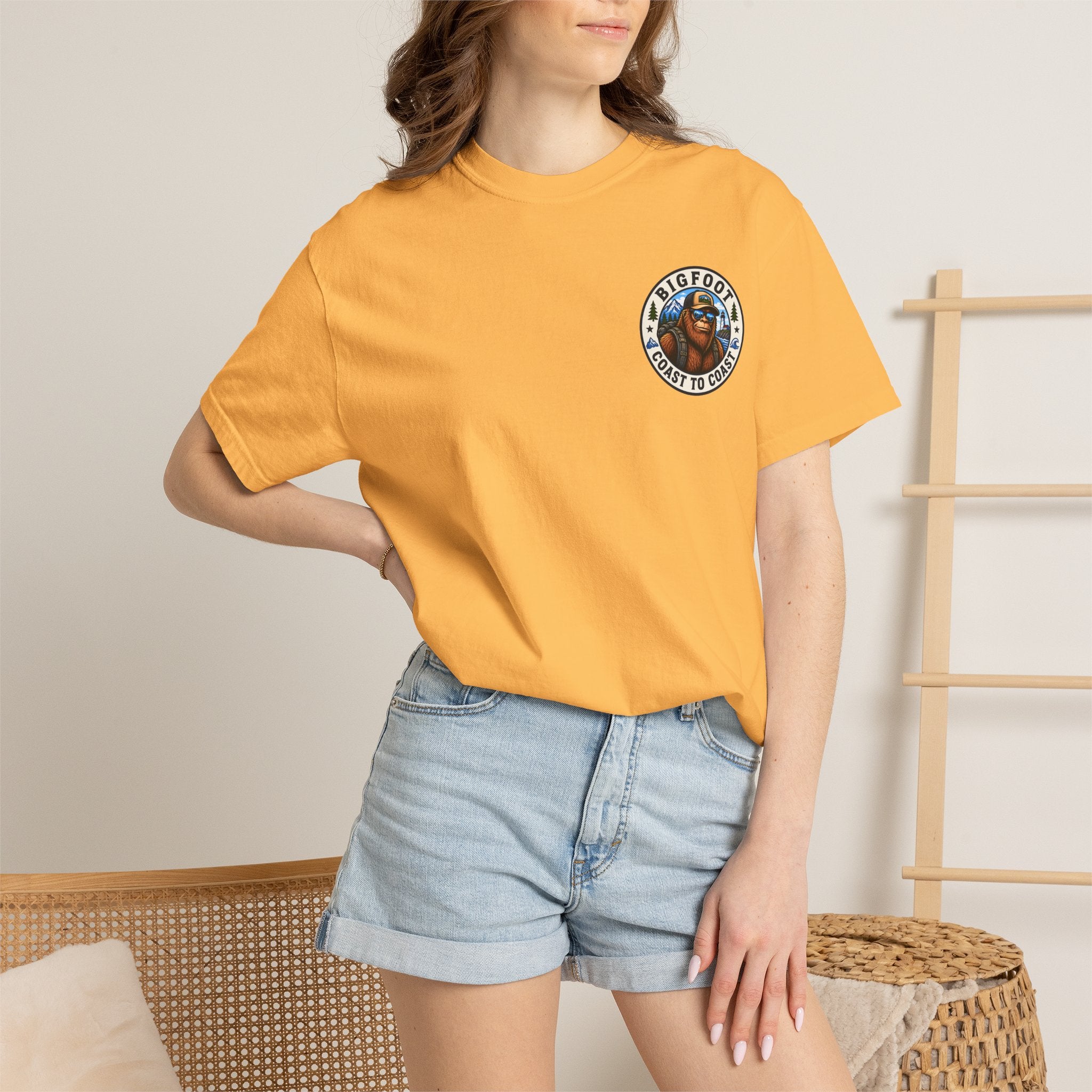 Coast To Coast Bigfoot - Arizona Bigfoot Basketball T-Shirt