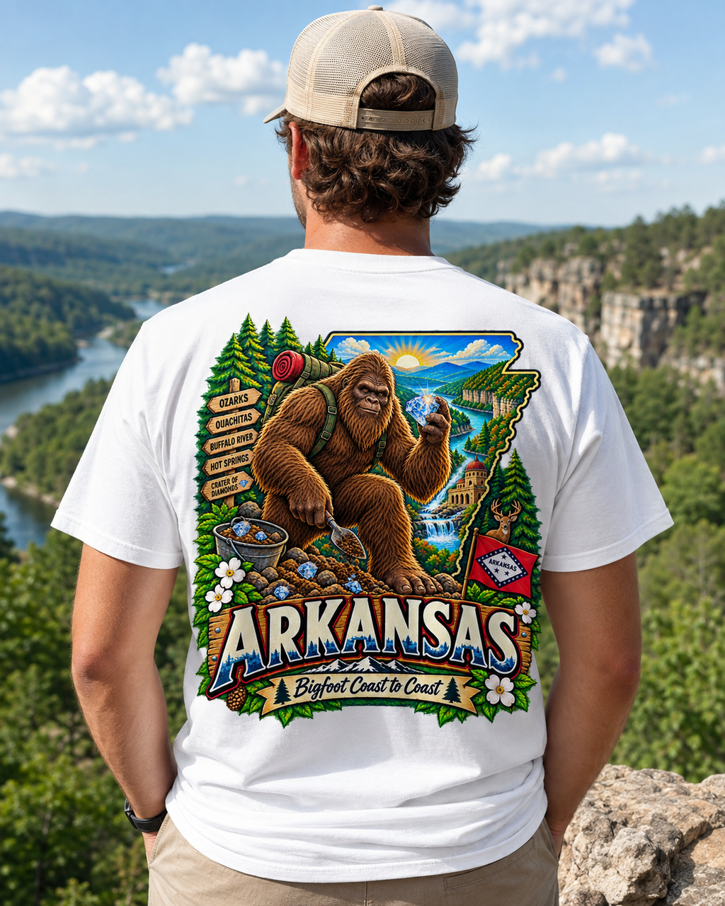 Arkansas Bigfoot Crater of Diamonds Comfort Colors T-Shirt