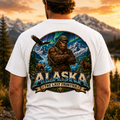 Alaska Bigfoot Shirt - The Last Frontier Sasquatch Wilderness Tee