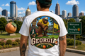 Georgia Bigfoot Golf Shirt, Funny Sasquatch Golfer Tee