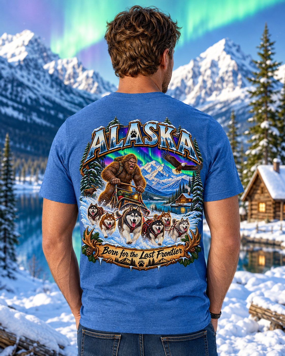 Alaska Bigfoot Shirt - The Last Frontier Sasquatch Wilderness Tee