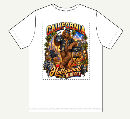 Bigfoot in Calfornia - Hollywood