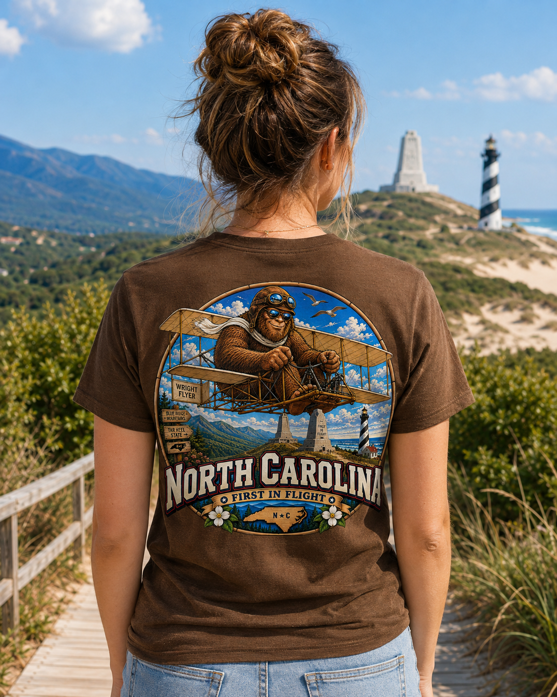 North Carolina Bigfoot T-Shirt