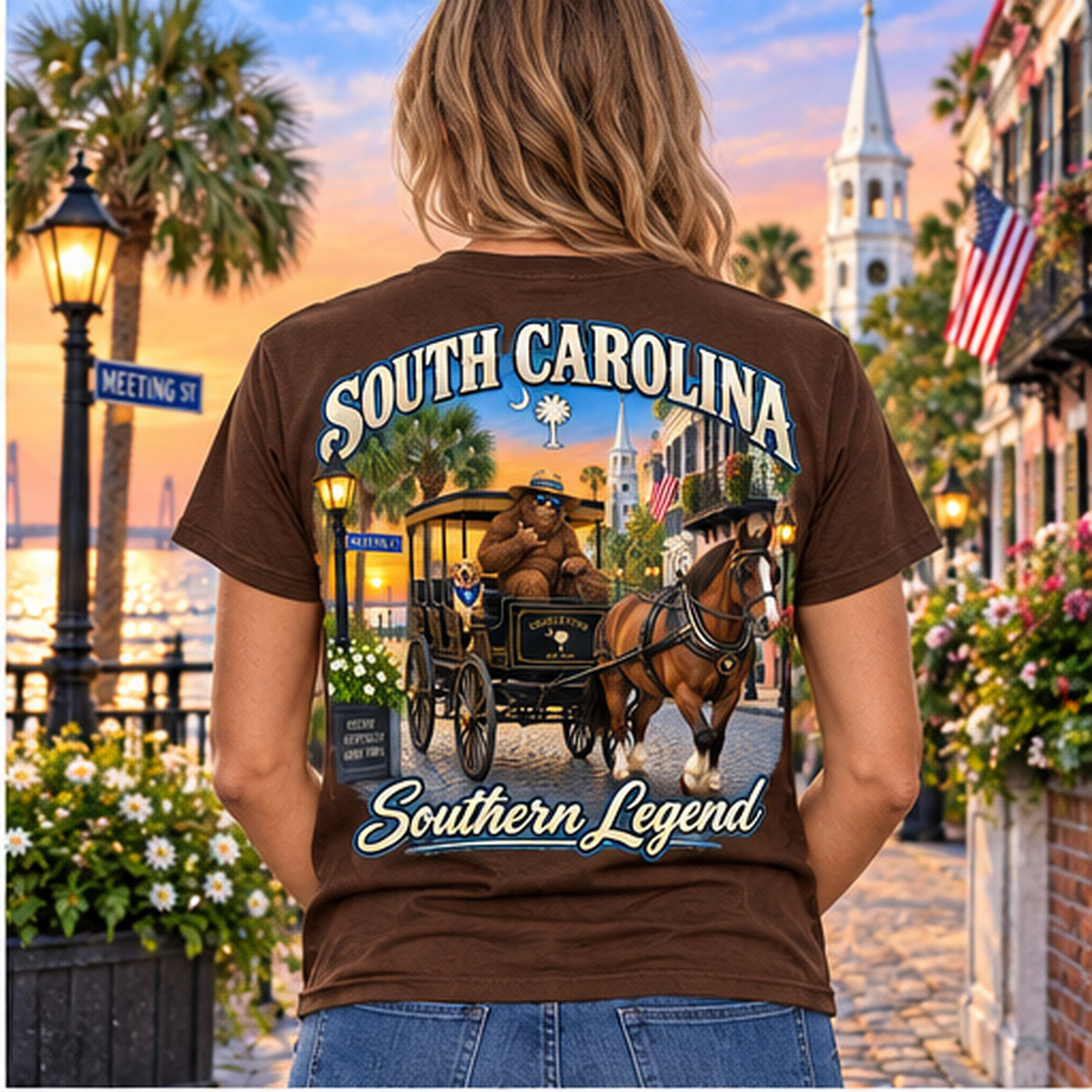 South Carolina Bigfoot T-Shirt - Charleston