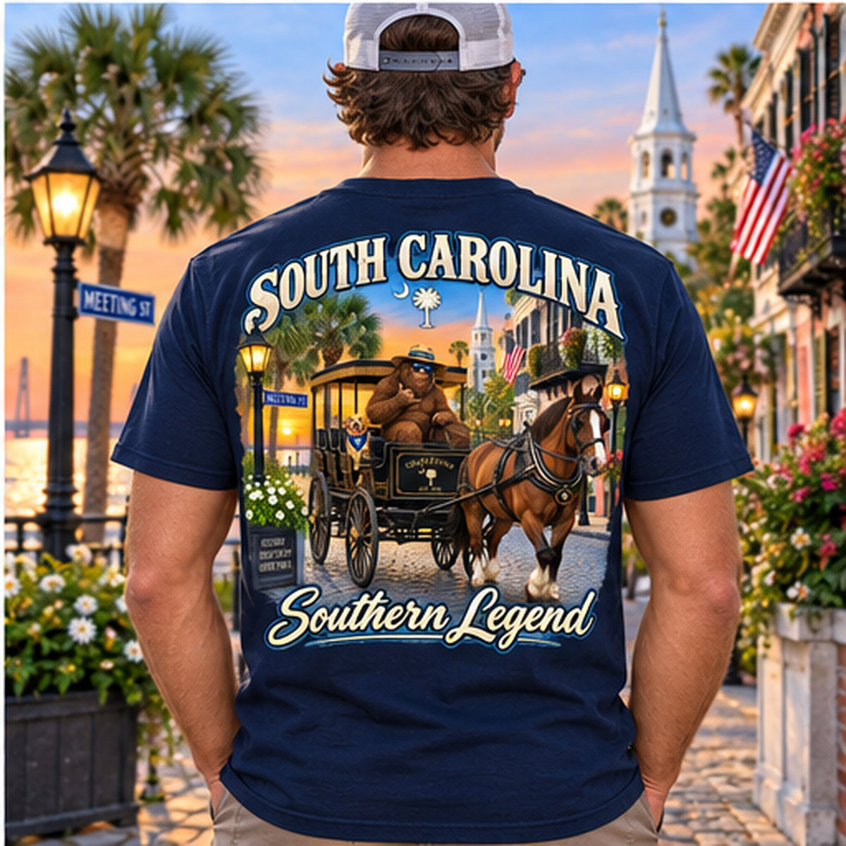 South Carolina Bigfoot T-Shirt - Charleston