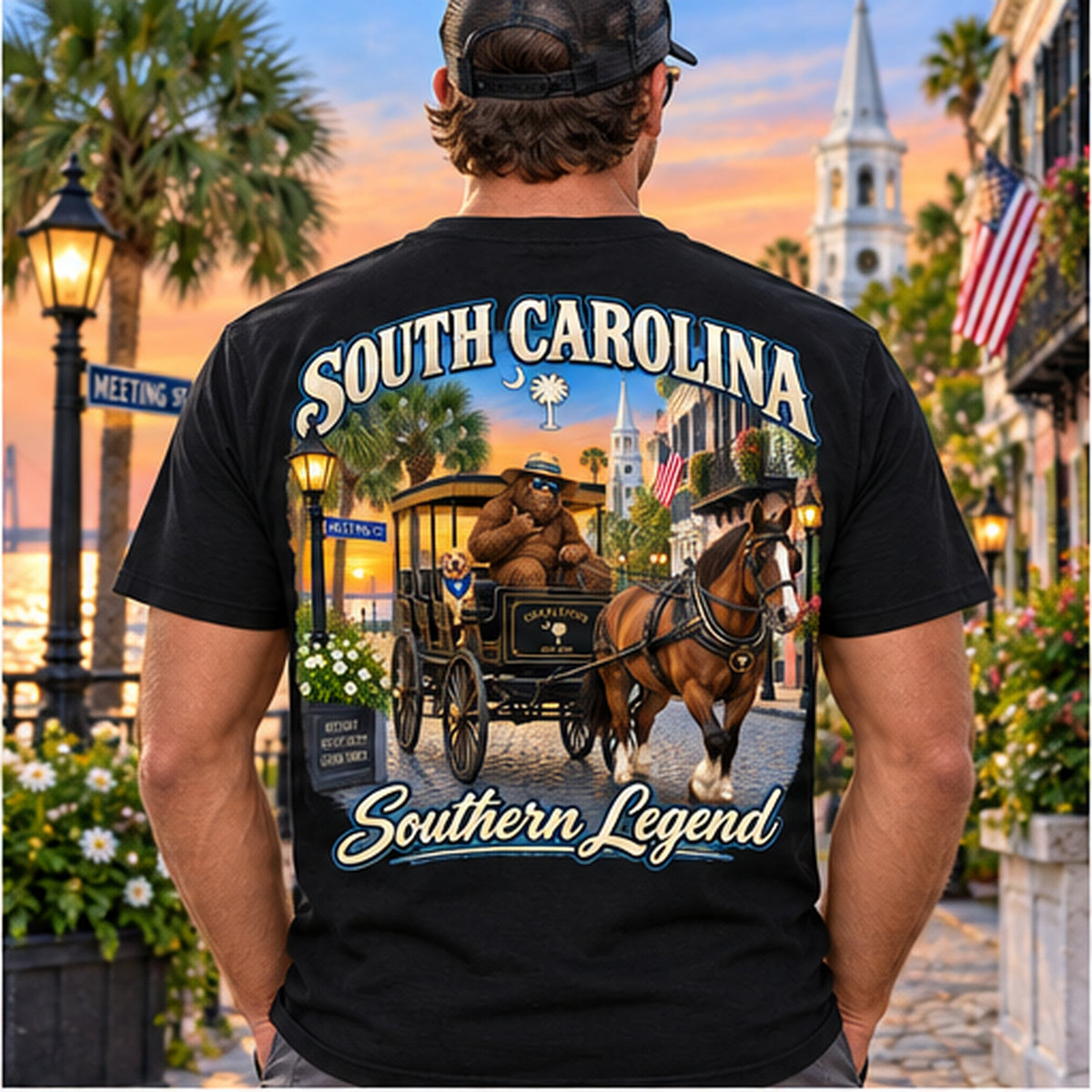 South Carolina Bigfoot T-Shirt - Charleston