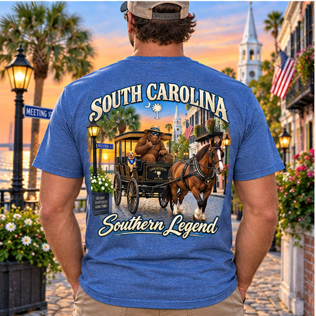 South Carolina Bigfoot T-Shirt - Charleston