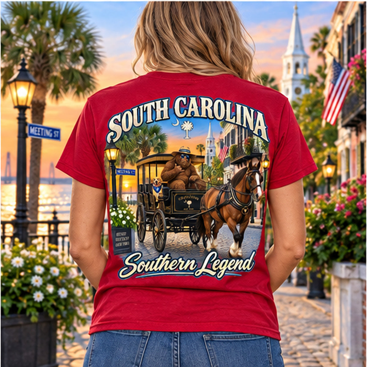 South Carolina Bigfoot T-Shirt - Charleston