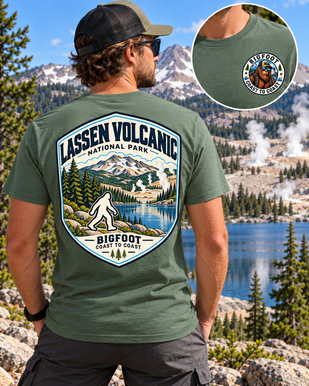 Lassen Volcanic Bigfoot - National Park