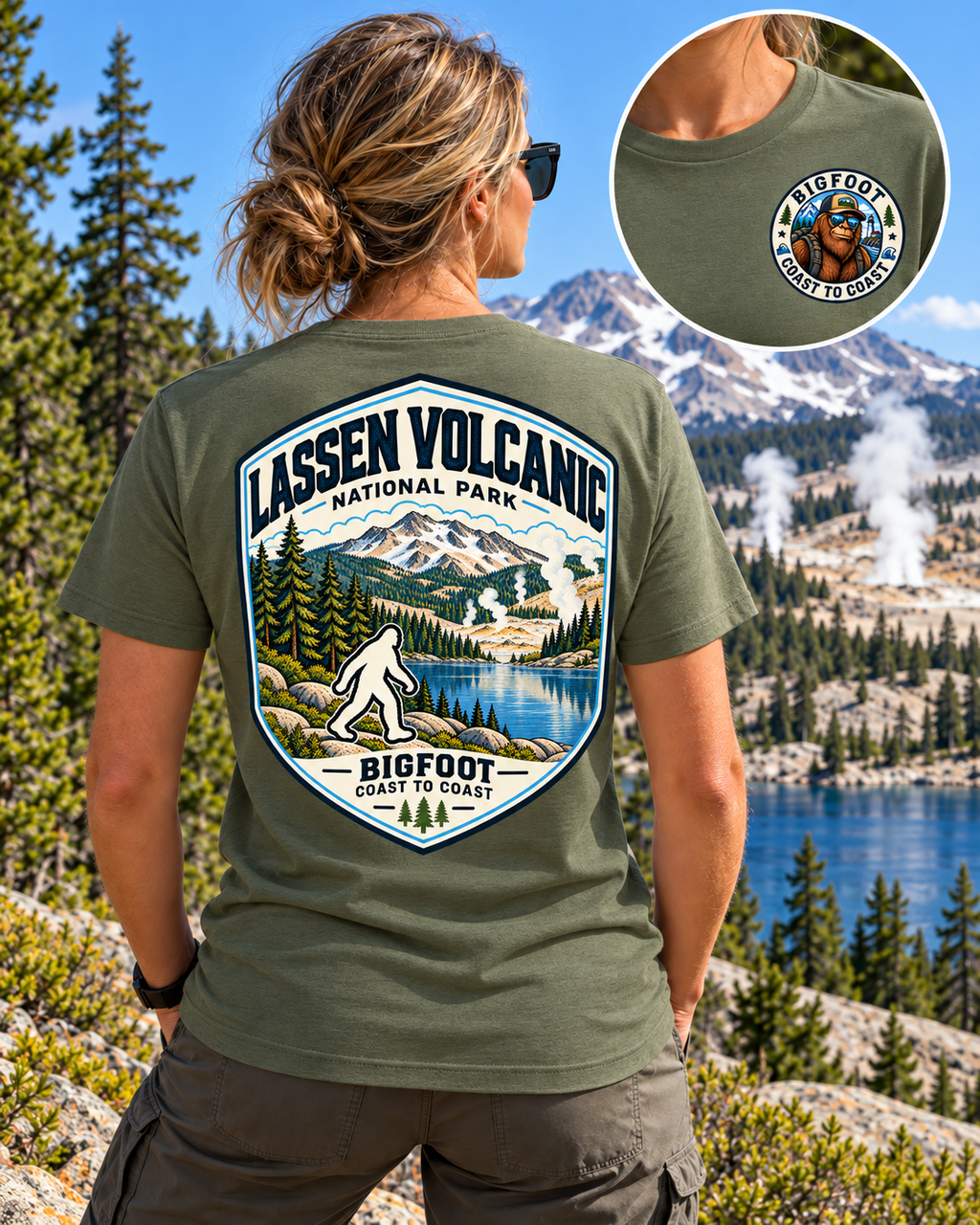 Lassen Volcanic Bigfoot - National Park