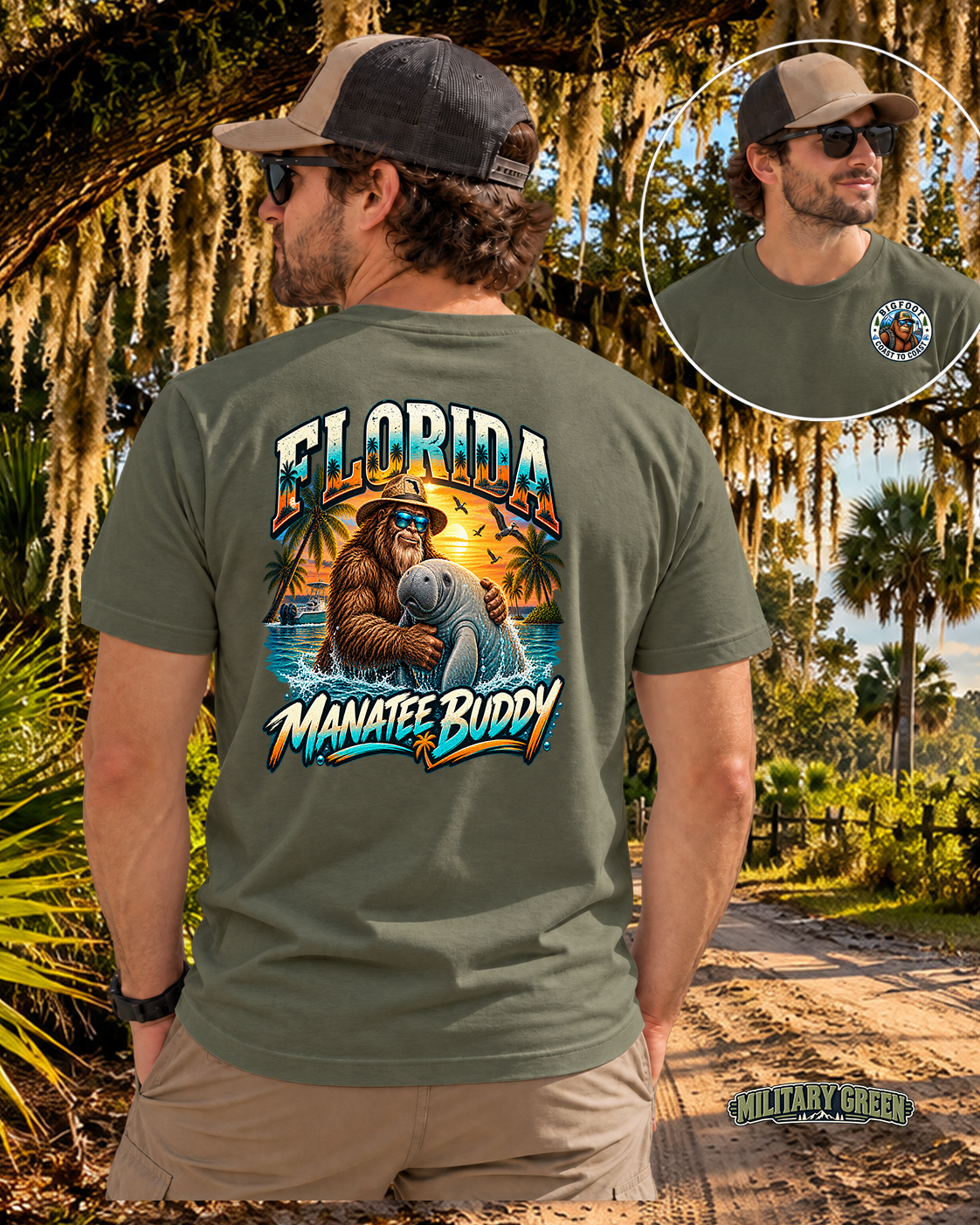 Florida Bigfoot - Manatee Buddy