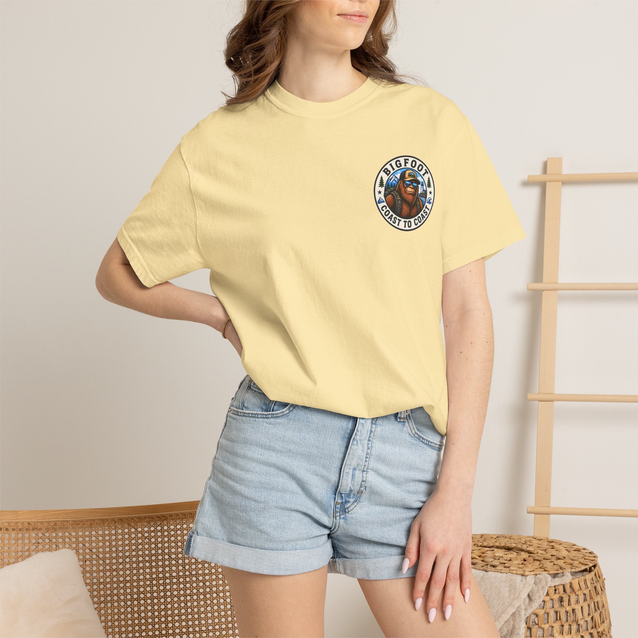 Coast To Coast Bigfoot - Arizona Bigfoot Basketball T-Shirt