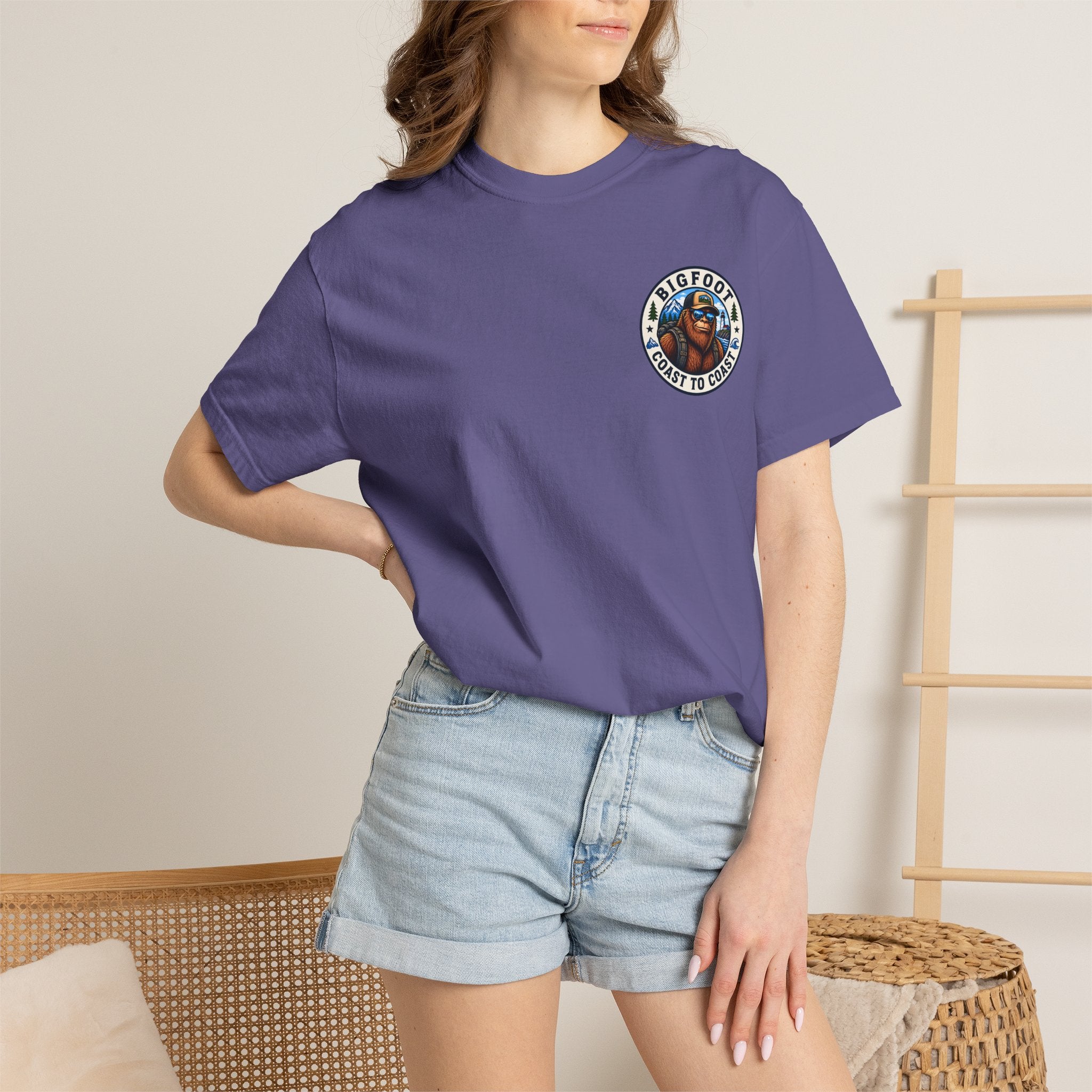 Coast To Coast Bigfoot - Arizona Bigfoot Basketball T-Shirt