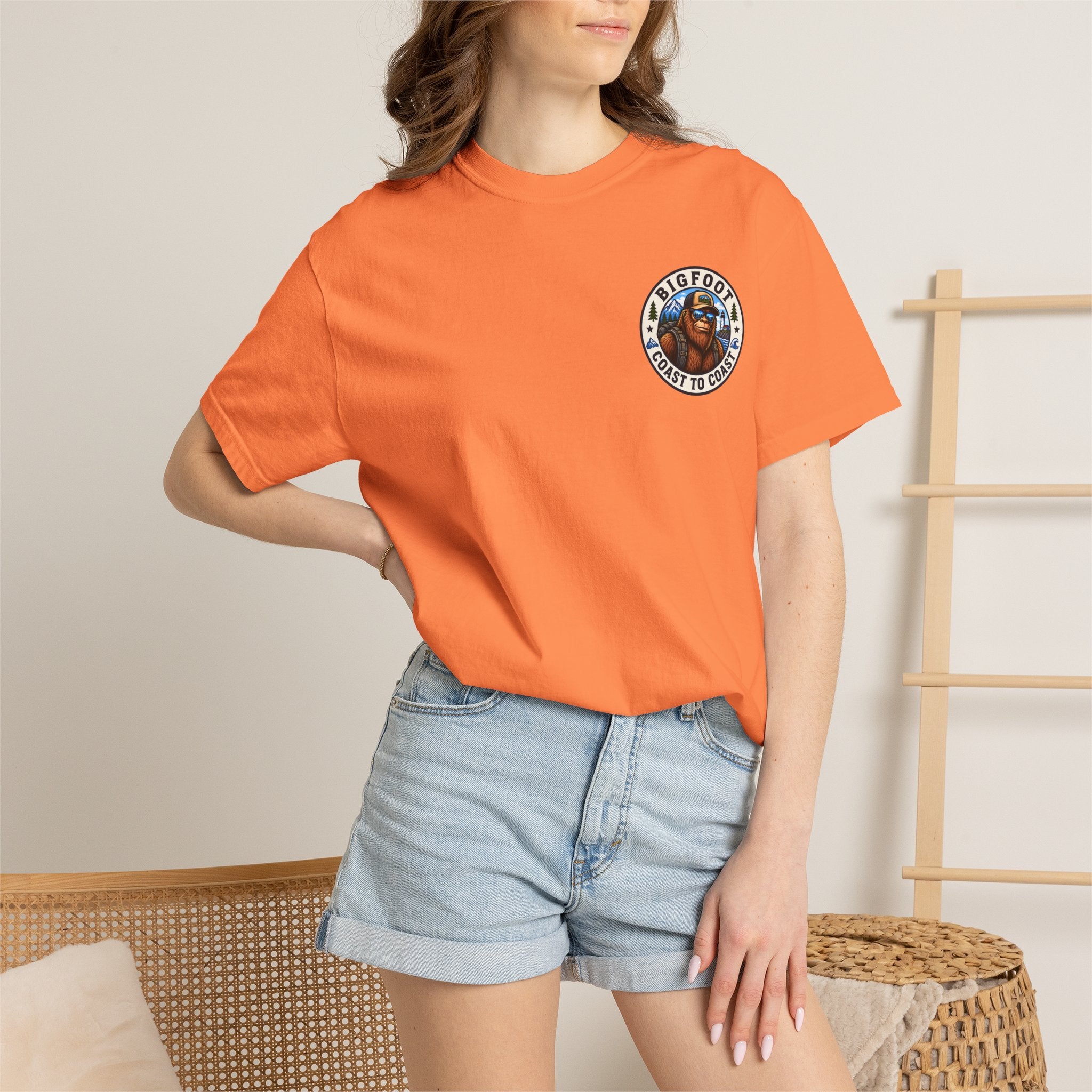 Coast To Coast Bigfoot - Arizona Bigfoot Basketball T-Shirt