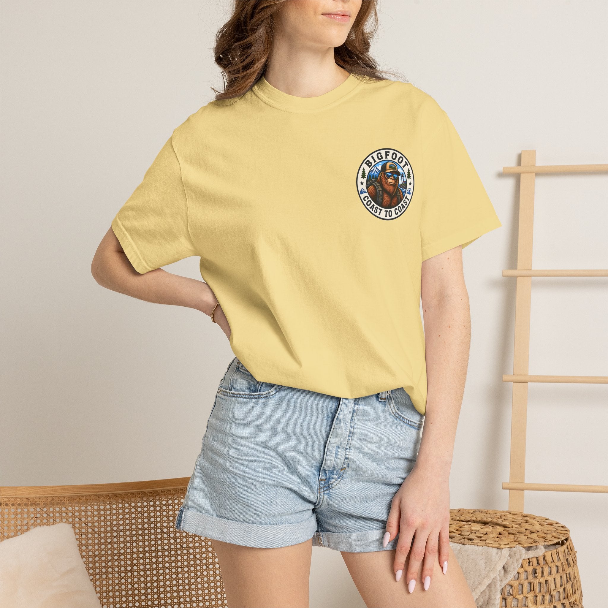 Coast To Coast Bigfoot - Arizona Bigfoot Basketball T-Shirt