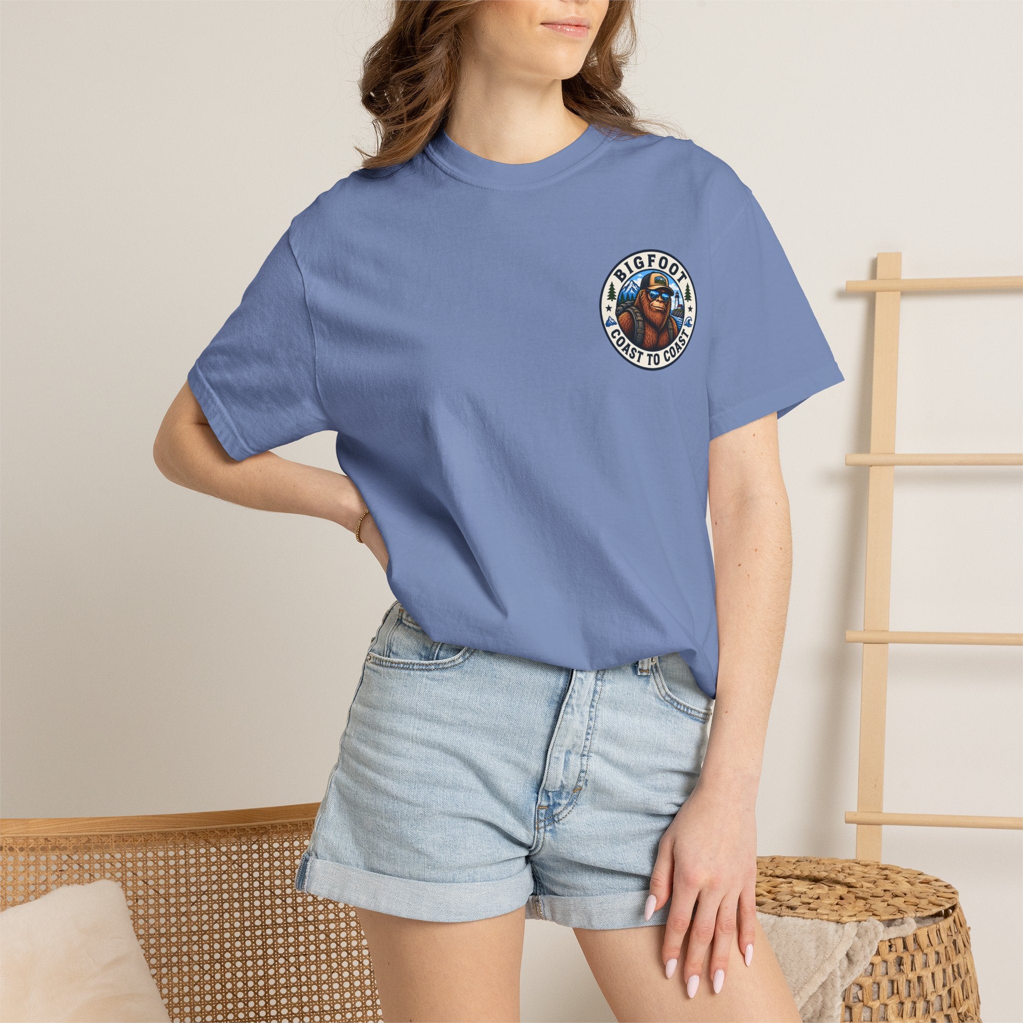Coast To Coast Bigfoot - Arizona Bigfoot Basketball T-Shirt