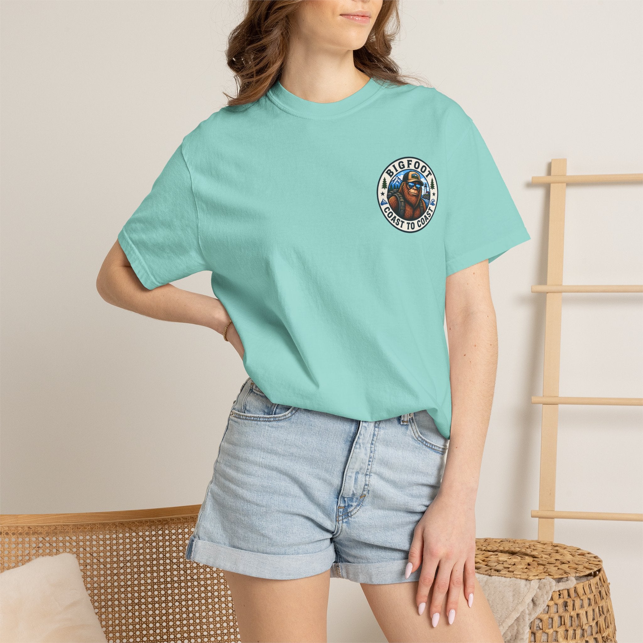 Coast To Coast Bigfoot - Arizona Bigfoot Basketball T-Shirt