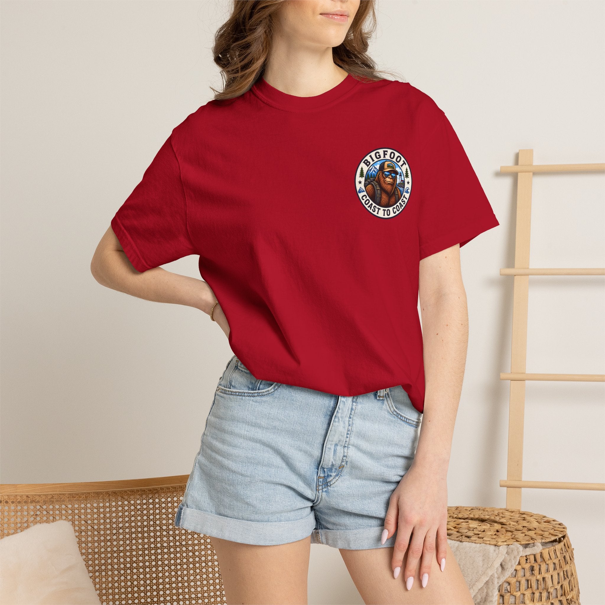 Coast To Coast Bigfoot - Arizona Bigfoot Basketball T-Shirt
