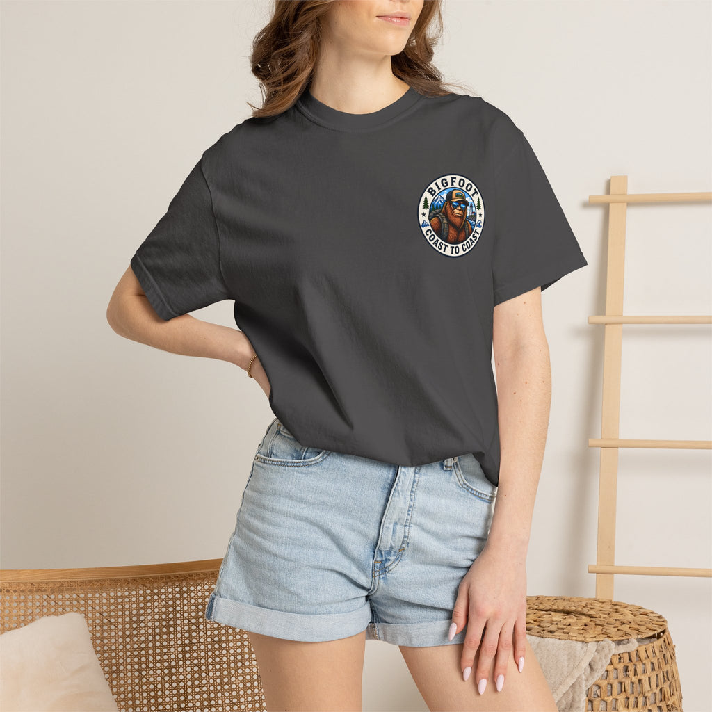 Coast To Coast Bigfoot - Arizona Bigfoot Basketball T-Shirt
