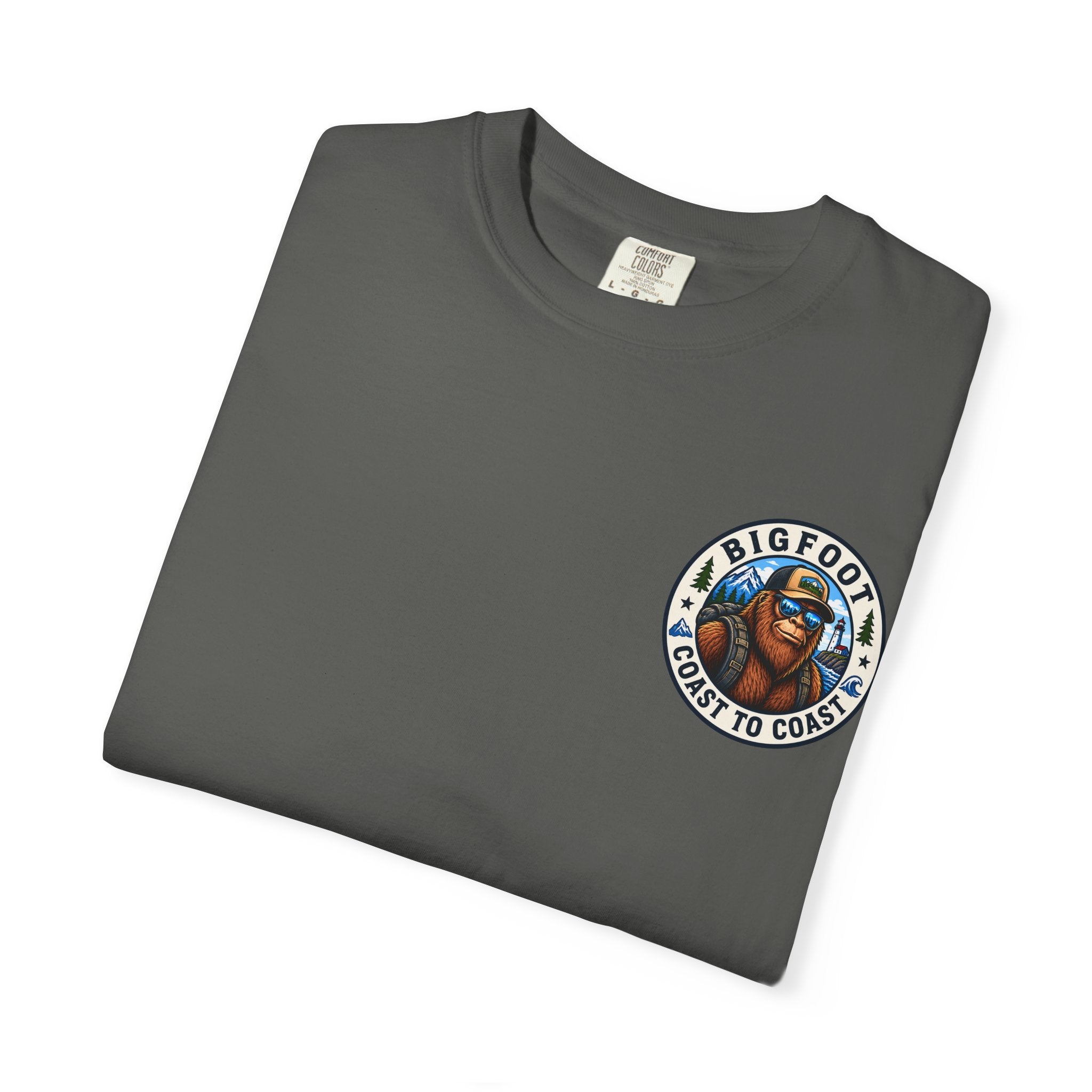 Coast To Coast Bigfoot - Arizona Bigfoot Basketball T-Shirt