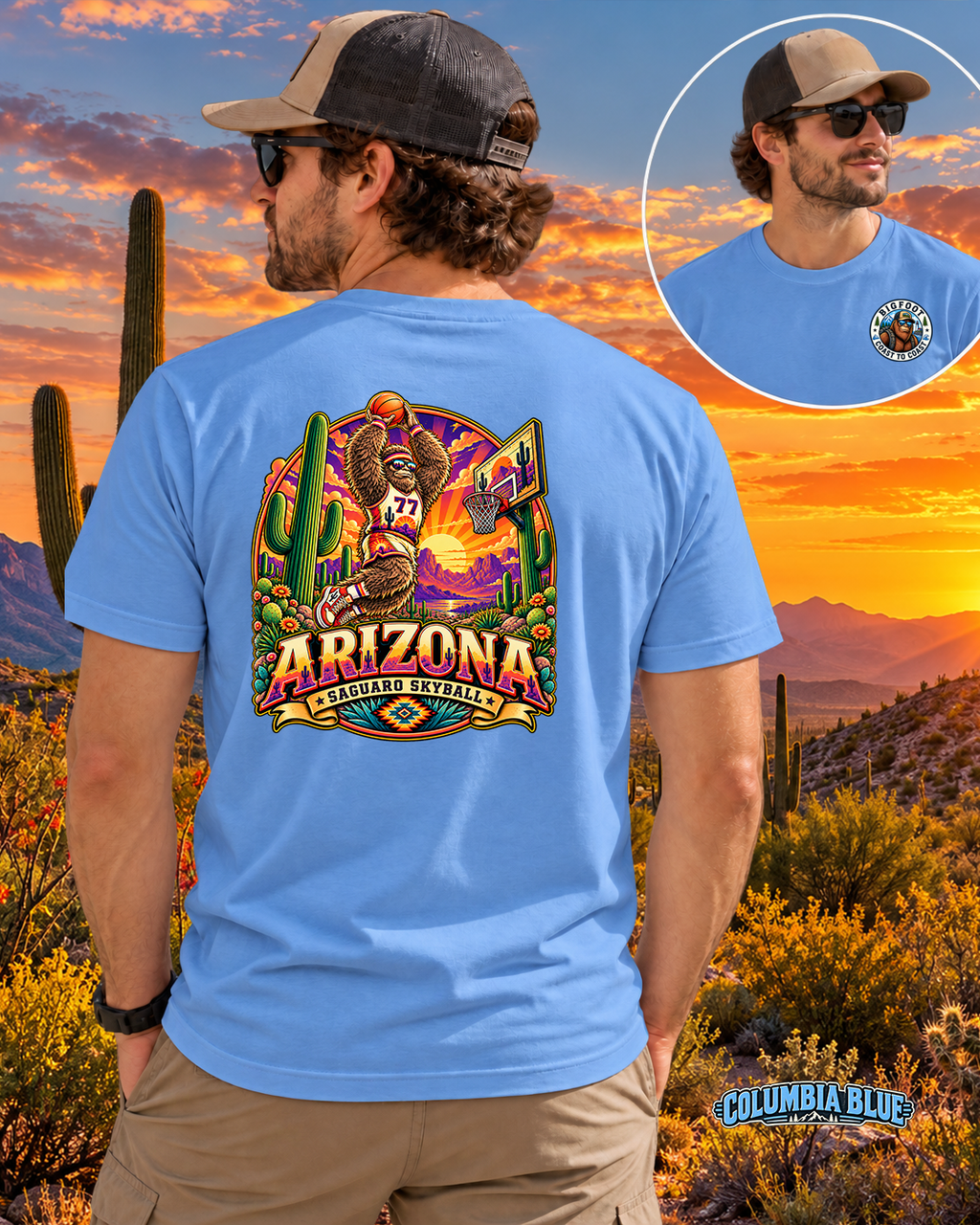 Arizona Bigfoot - Basketball Saguaro Skyball - Bigfoot Coast to Coast