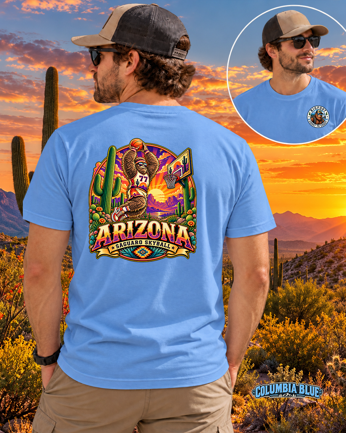 Arizona Bigfoot - Basketball Saguaro Skyball - Bigfoot Coast to Coast