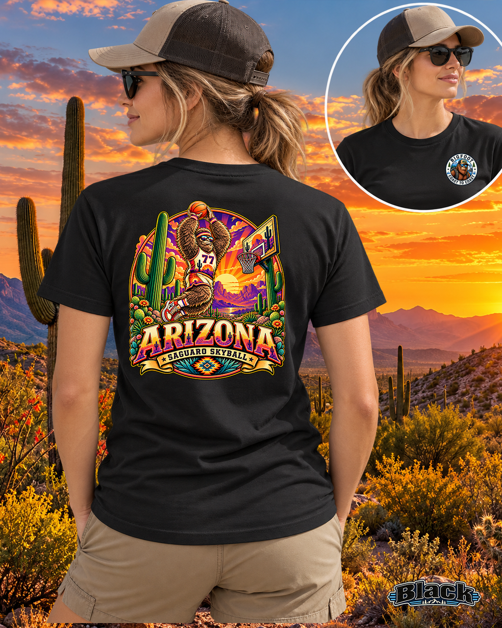 Arizona Bigfoot - Basketball Saguaro Skyball - Bigfoot Coast to Coast