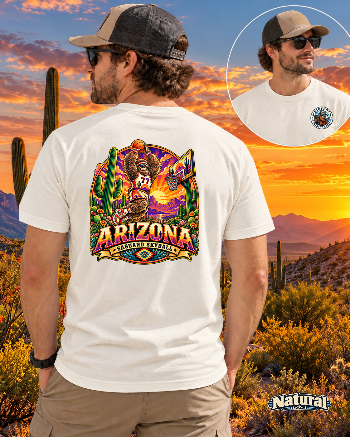 Arizona Bigfoot - Basketball Saguaro Skyball - Bigfoot Coast to Coast