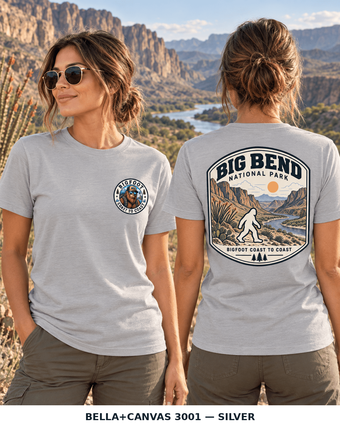 Big Bend Bigfoot National Park Shirt | Sasquatch Adventure Tee - Bigfoot Coast to Coast