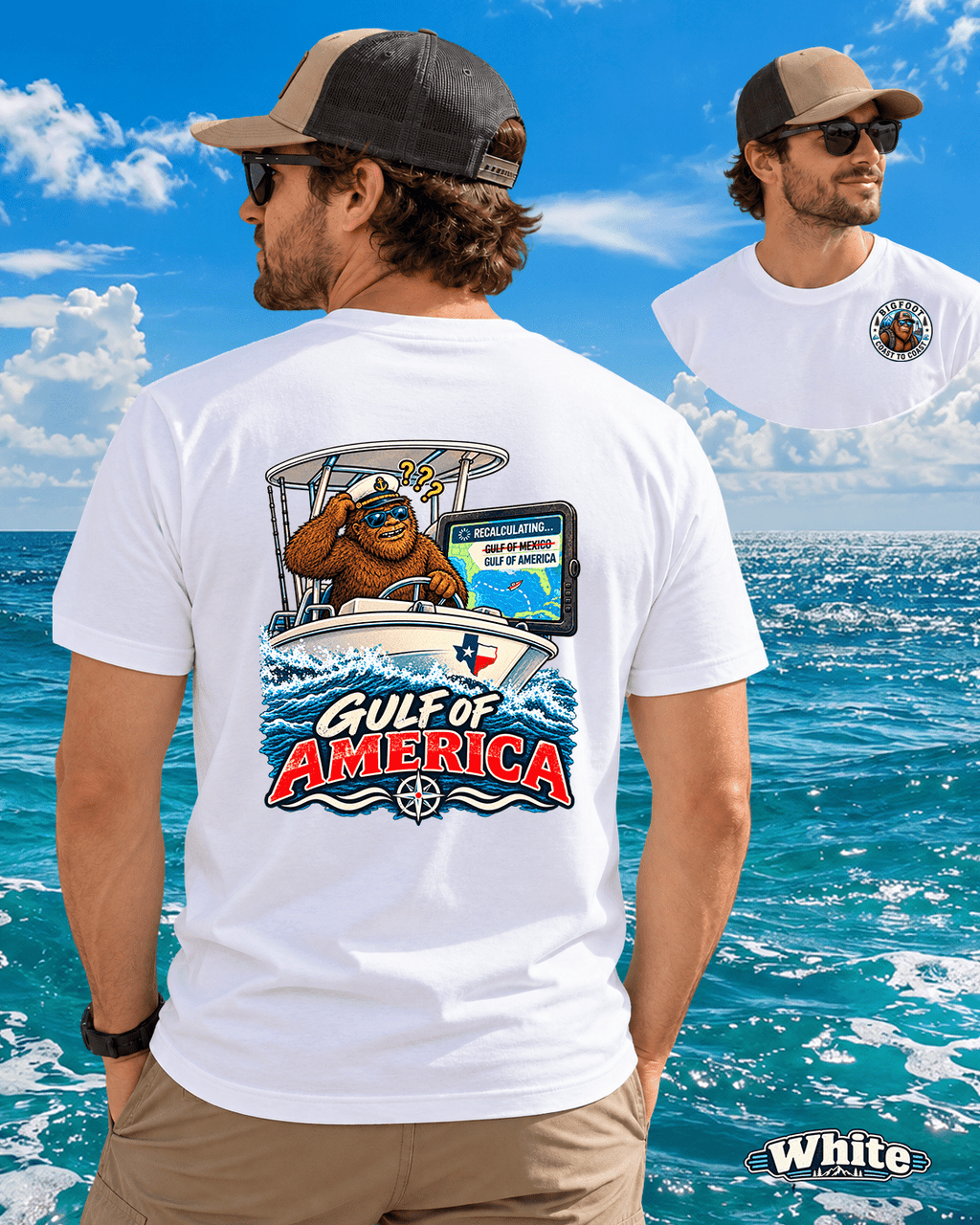 Bigfoot's Gulf of America Shirt - Bigfoot Coast to Coast