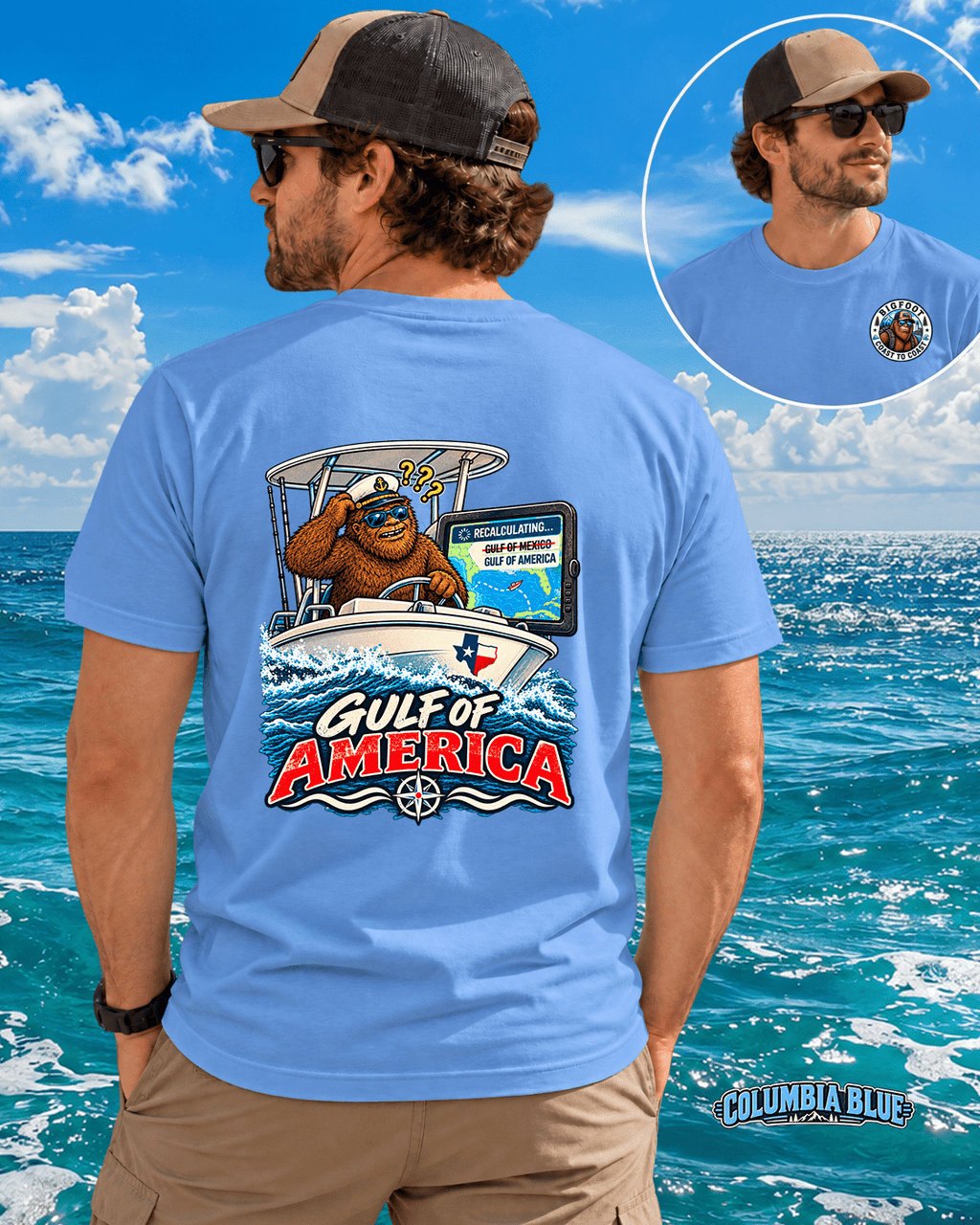Bigfoot's Gulf of America Shirt - Bigfoot Coast to Coast