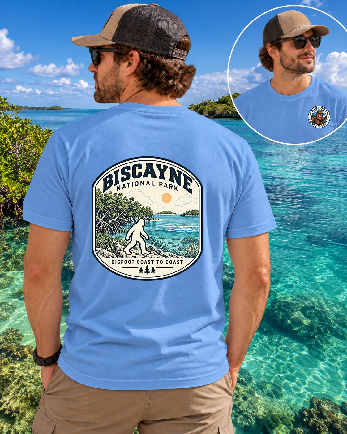 Biscayne National Park Shirt - Bigfoot Coast to Coast