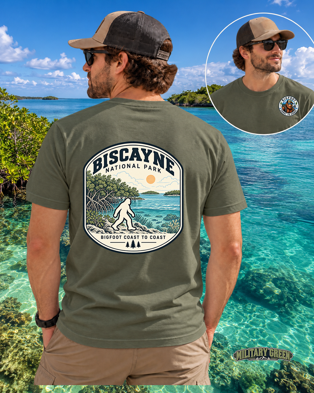 Biscayne National Park Shirt - Bigfoot Coast to Coast