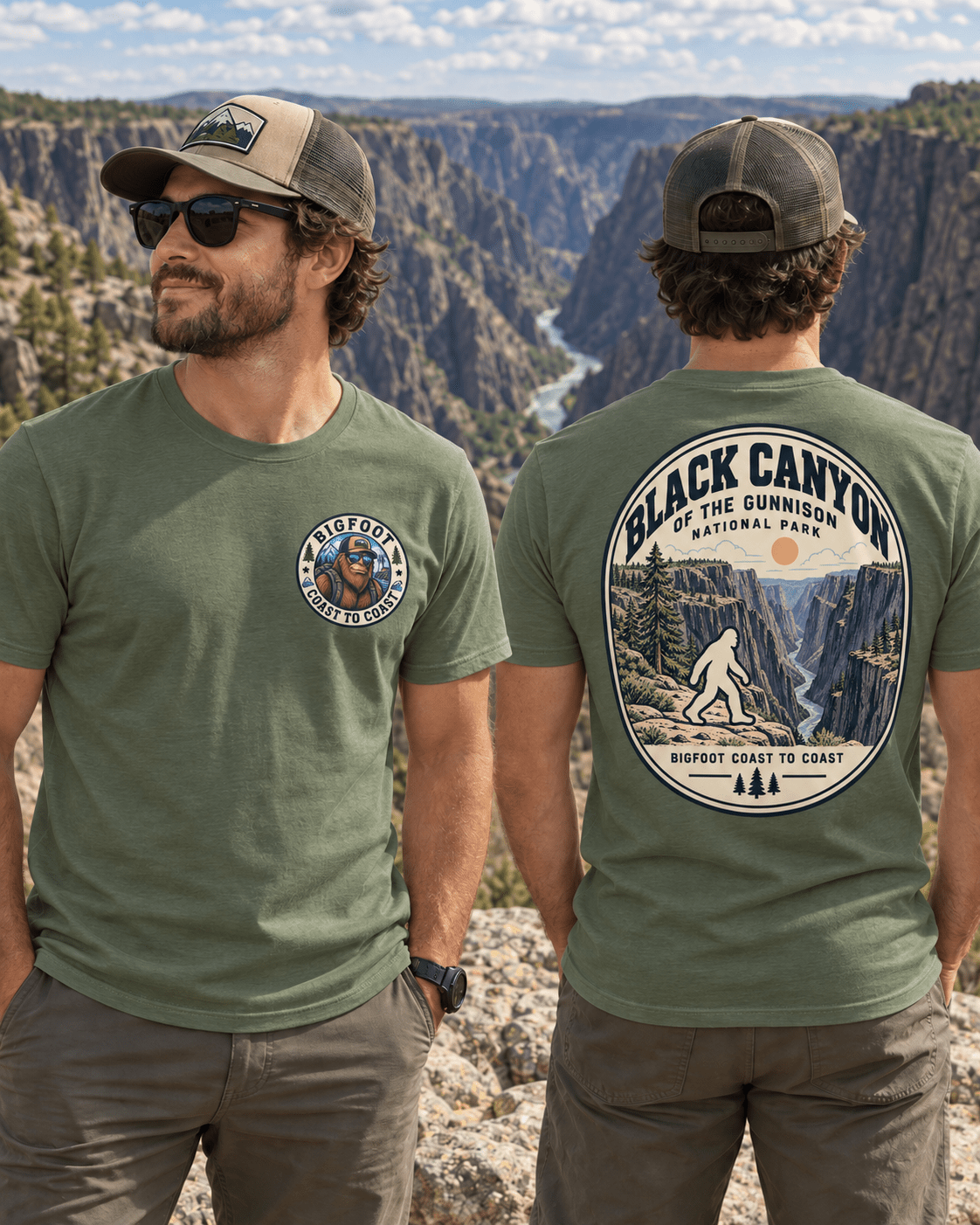 Black Canyon of the Gunnison National Park Shirt - Bigfoot Coast to Coast