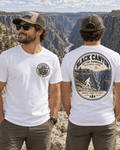 Black Canyon of the Gunnison Bigfoot shirt features a national park back graphic with sheer dark canyon walls and the Gunnison River