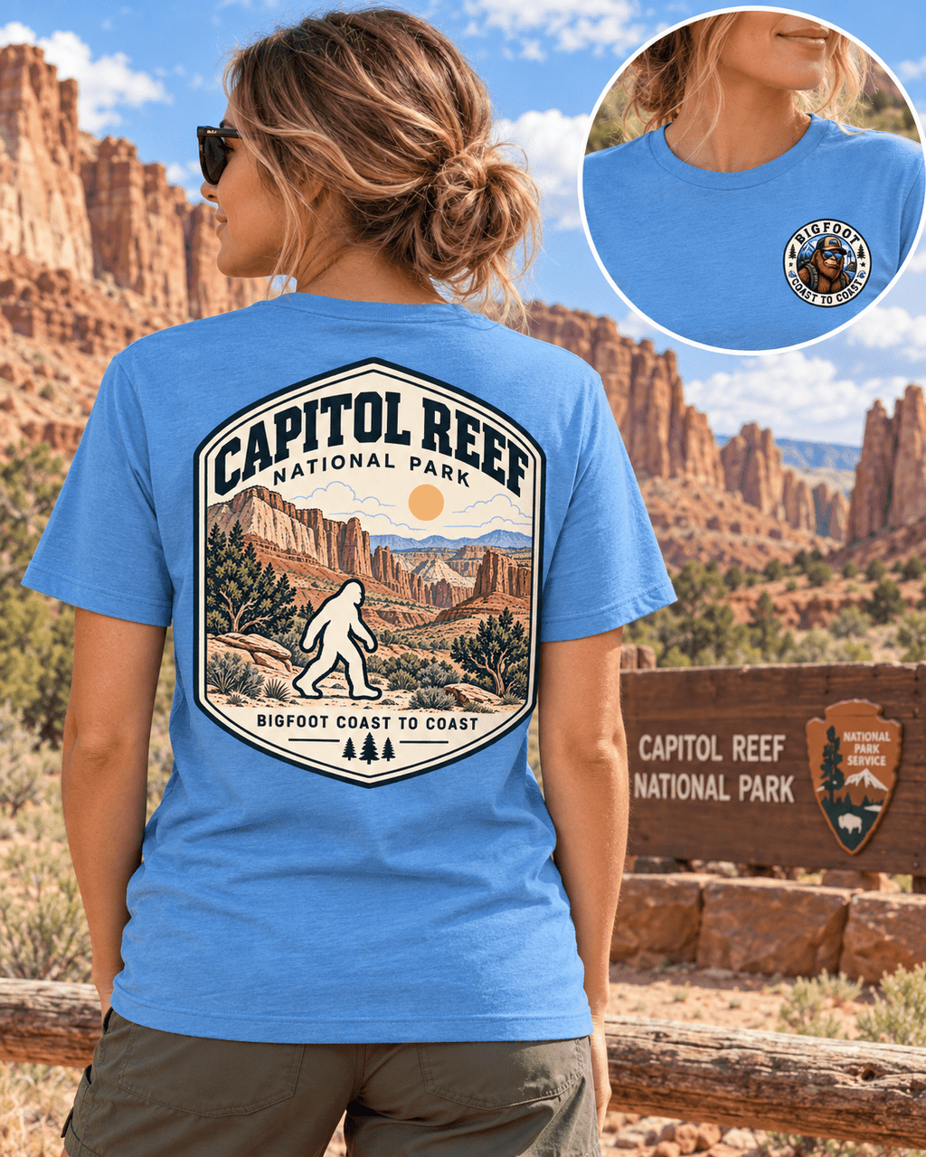 Capitol Reef National Park Shirt - Bigfoot Coast to Coast