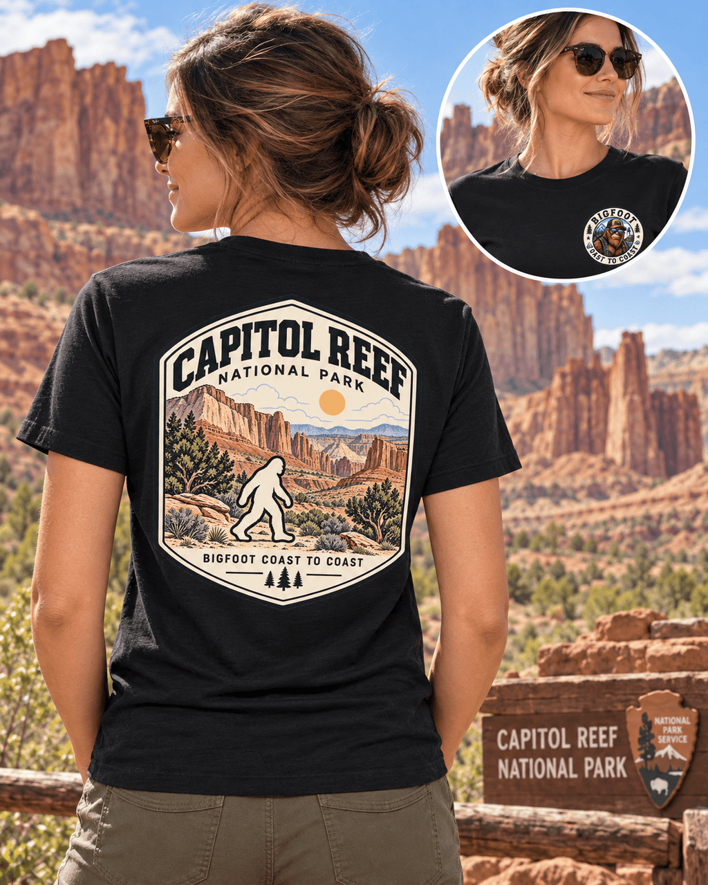 Capitol Reef National Park Shirt - Bigfoot Coast to Coast