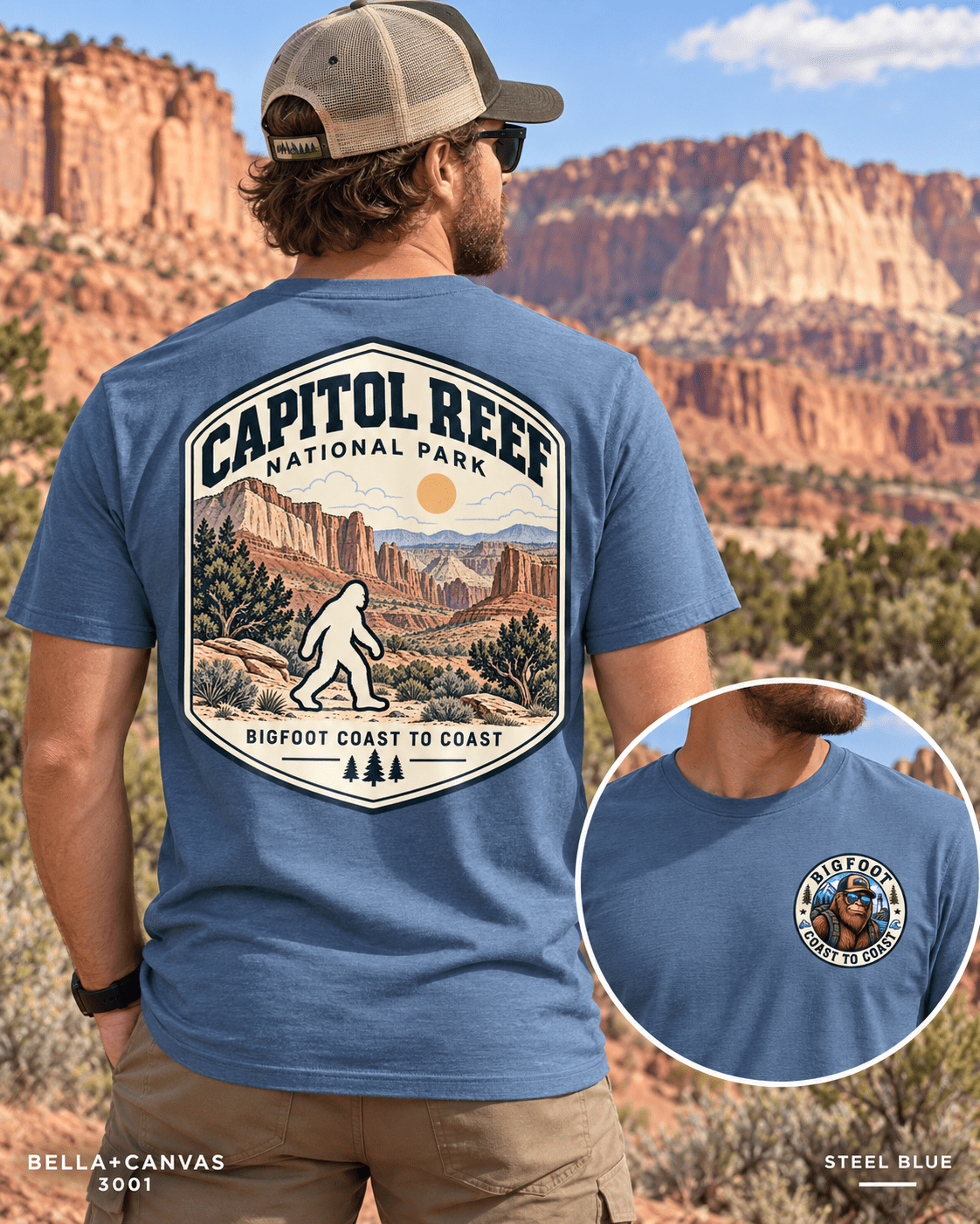 Capitol Reef National Park Shirt - Bigfoot Coast to Coast