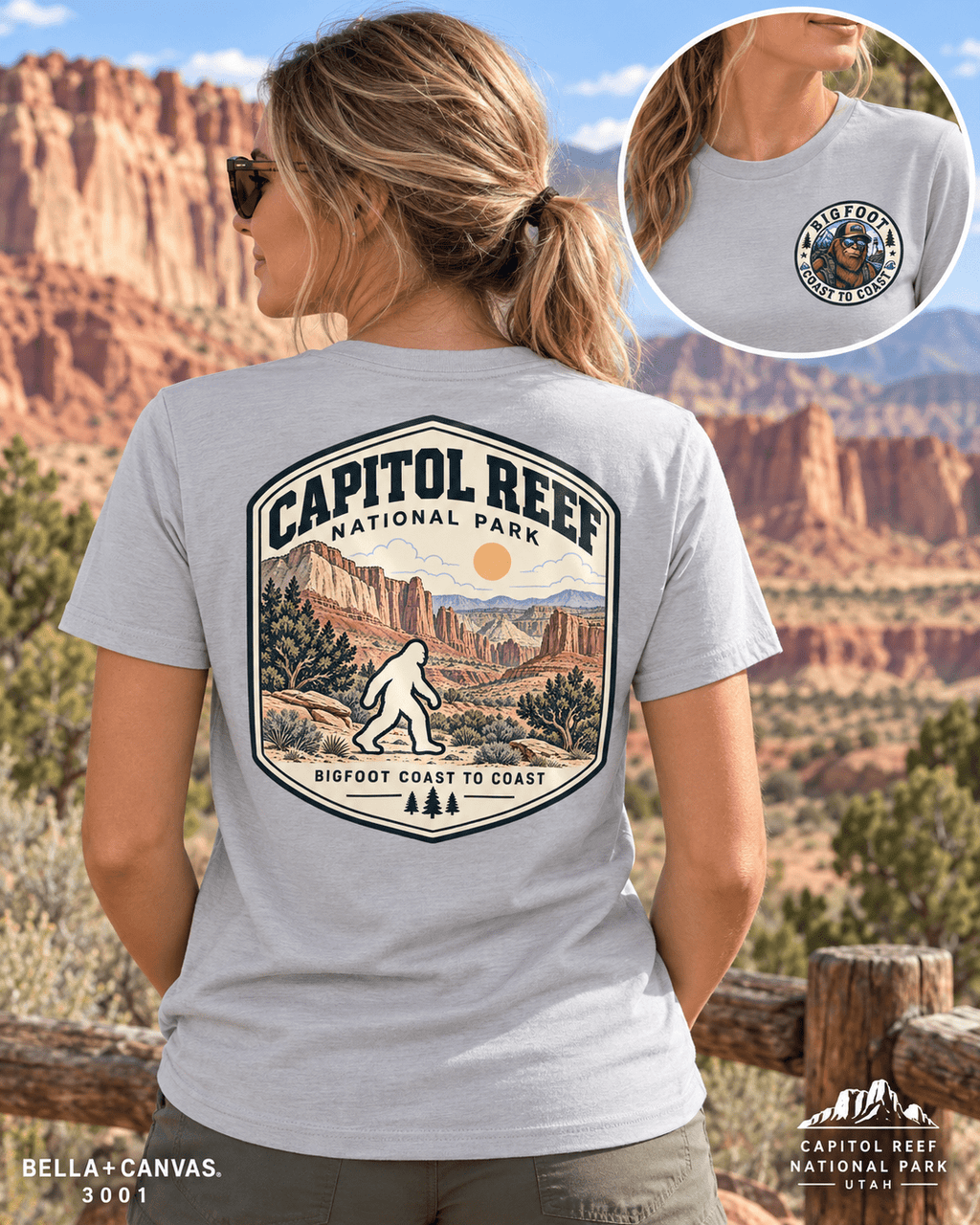 Capitol Reef National Park Shirt - Bigfoot Coast to Coast
