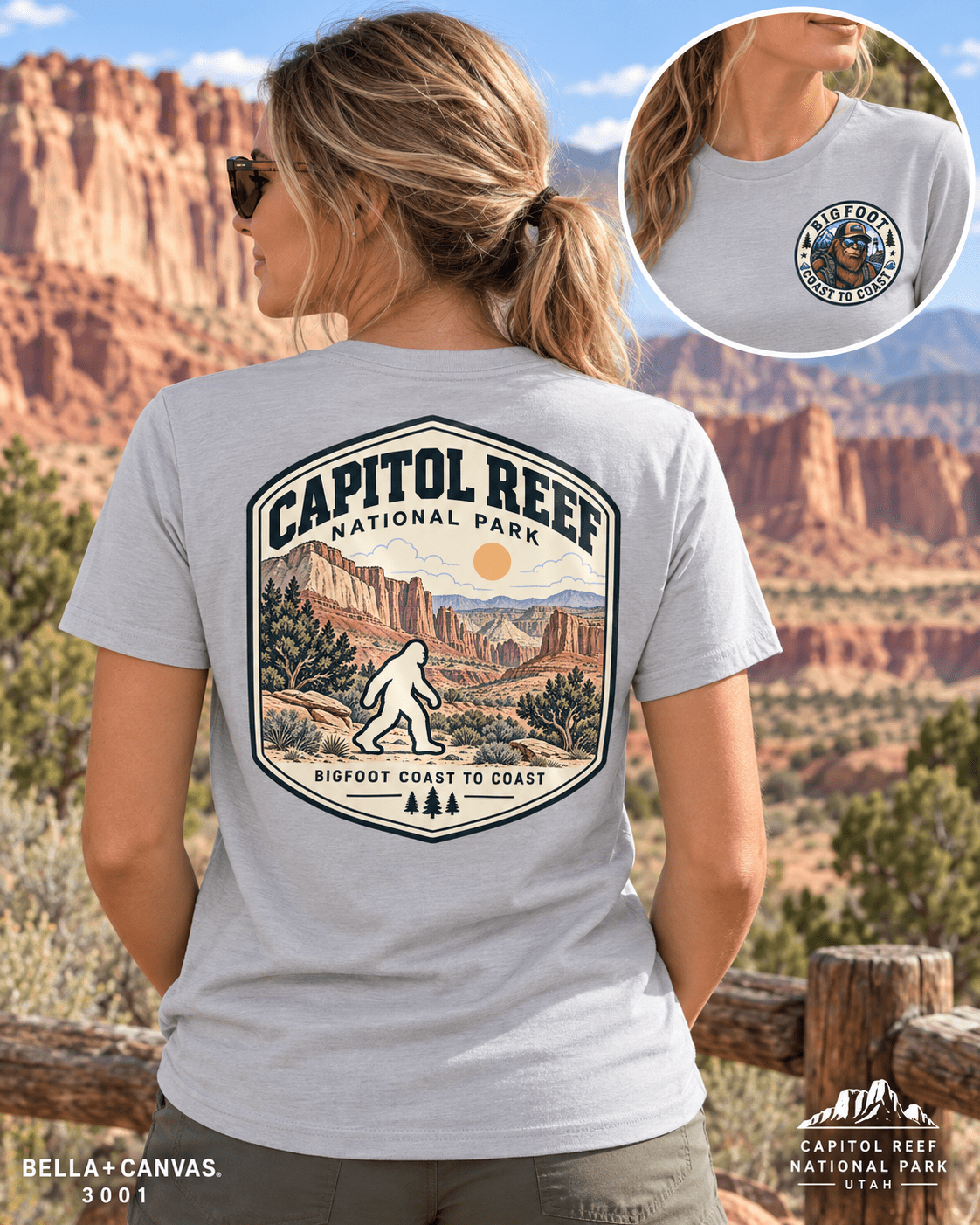 Capitol Reef National Park Shirt - Bigfoot Coast to Coast
