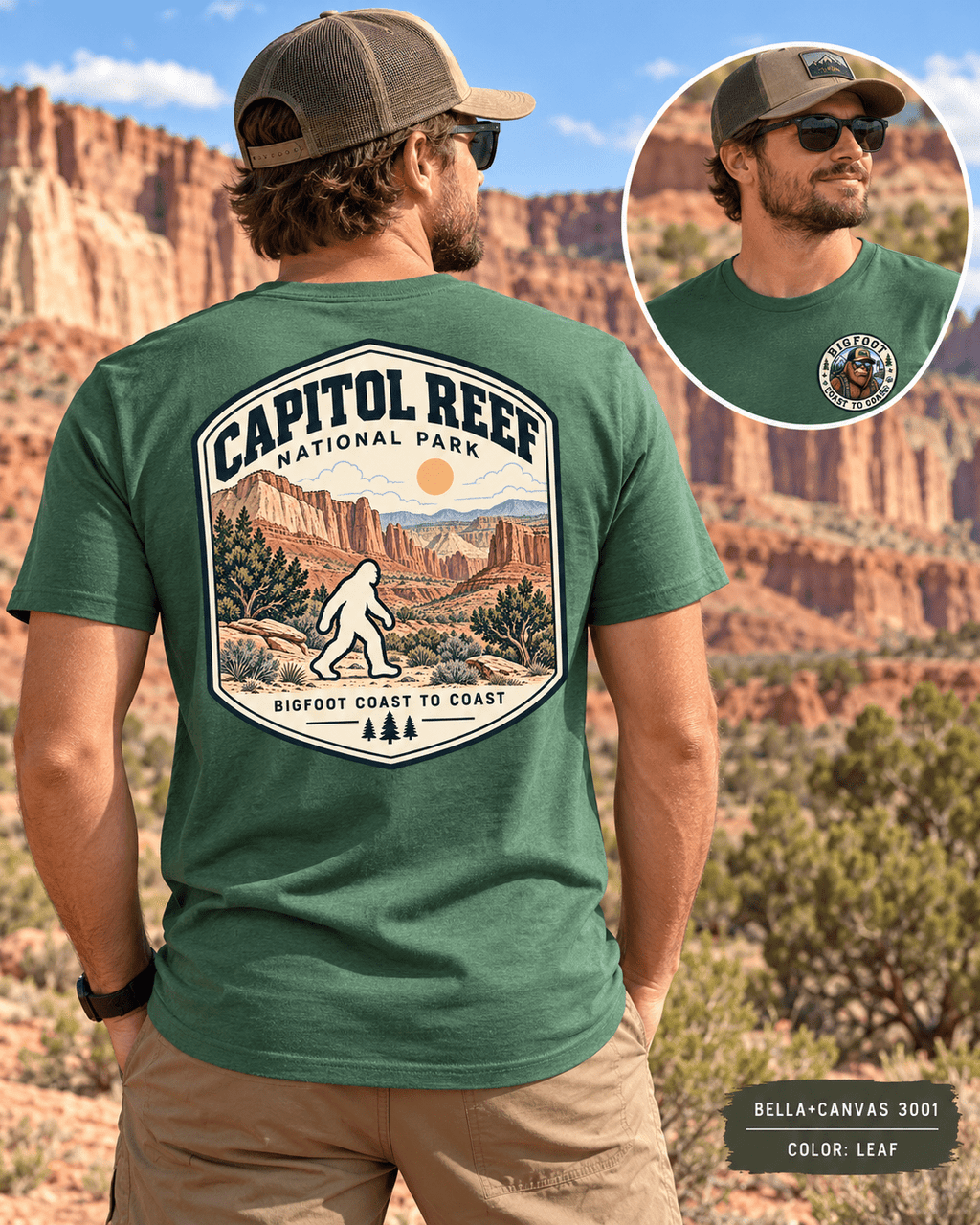 Capitol Reef National Park Shirt - Bigfoot Coast to Coast