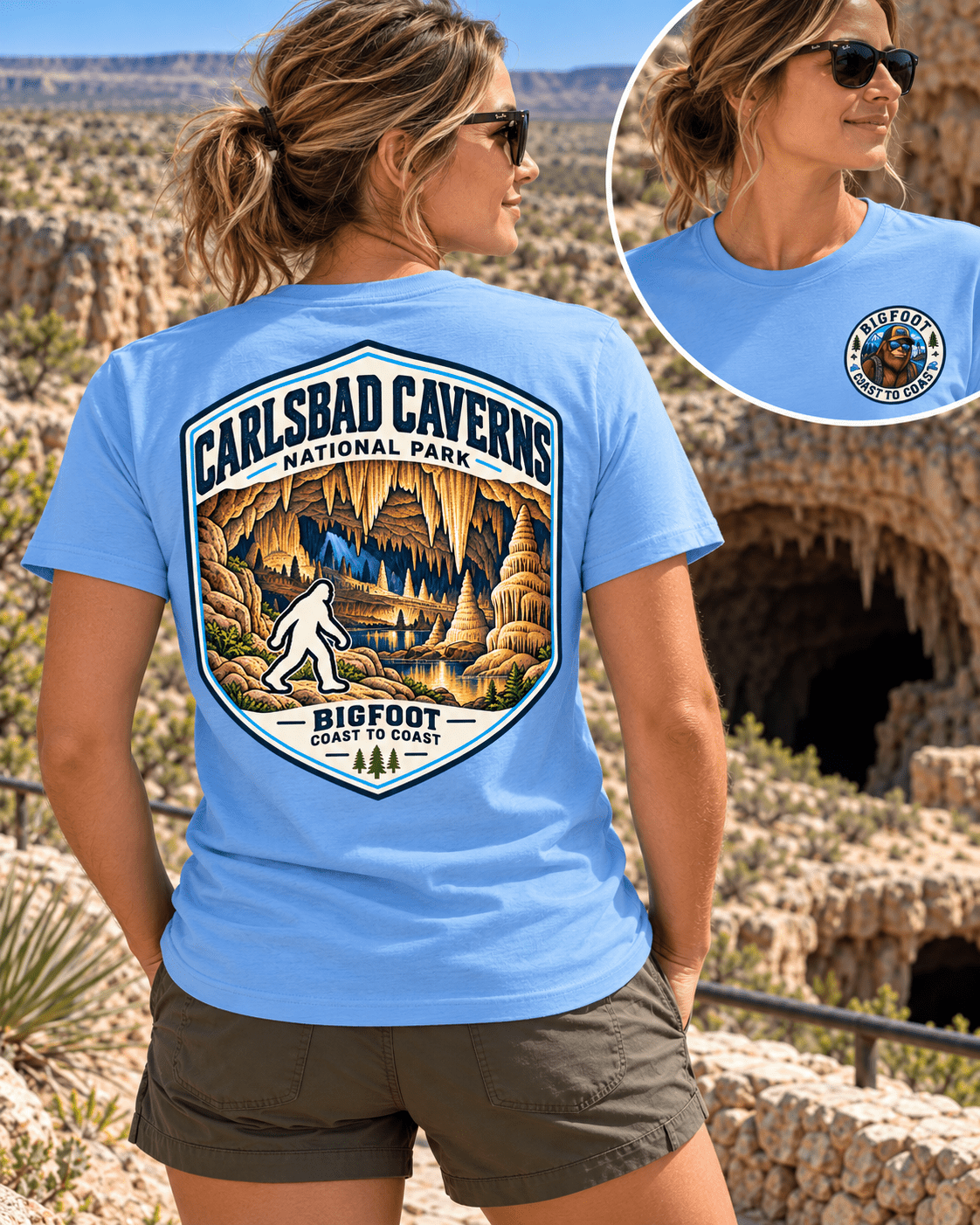 Carlsbad Caverns National Park Shirt - Bigfoot Coast to Coast